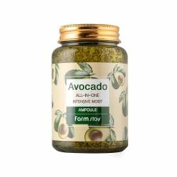 FarmStay - Avocado all-in-one ampoule, 250ml - ujędrniająco-nawilżające serum do twarzy