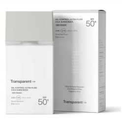 Transparent Lab - Oil Control Ultra Fluid Cica Sunscreen - Matujący Krem SPF50+ - 100ml