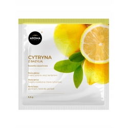 AROMA Saszetka CYTRYNA Z BAZYLIĄ 5,5g