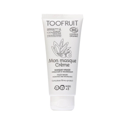 TOOFRUIT MON MASQUE CREME KREMOWA MASKA ALOES i BORÓWKA 100ML