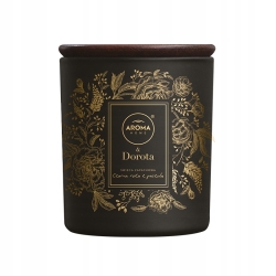 ŚWIECZKA DOROTA SZELĄGOWSKA CZARNA RÓŻA Z PACZULĄ