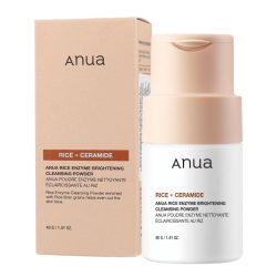 ANUA RICE ENZYME BRIGHTENING CLEANSING POWDER 40g - wielofunkcyjny peelingujący puder oczyszczający