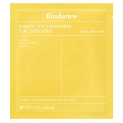 BIODANCE - Radiant Vita Niacinamide Real Deep Mask, 34g - rozjaśniająca maseczka do twarzy