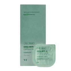 VT COSMETICS - CICA RETI-A CAPSULE MASK, 10szt. - zmywalna maska kremowa