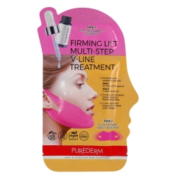 PUREDERM - MULTI STEP V-LINE Zabieg 2-etapowy ujędrniający na podbródek i linię żuchwy, 2g + 8g