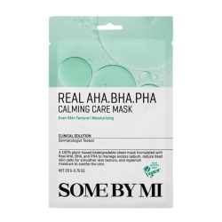 SOME BY MI - Real Aha Bha Pha Calming Care Mask, 20g - wygładzająca maska w płachcie