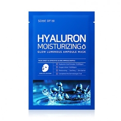 SOME BY MI - Hyaluron Moisturizing Glow Luminous Ampoule Mask, 25g - nawilżająca maska w płachcie