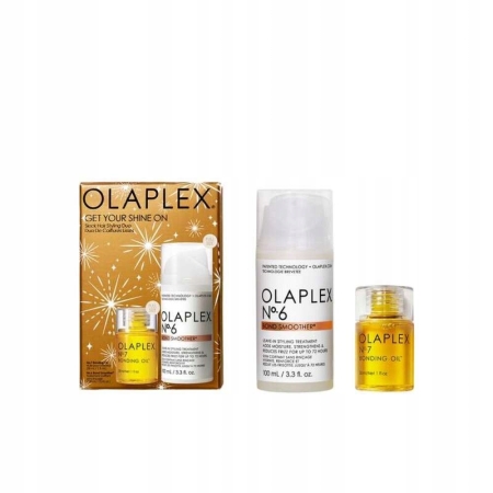 Olaplex Get Your Shine On Zestaw odbudowująco stylizujący do włosów