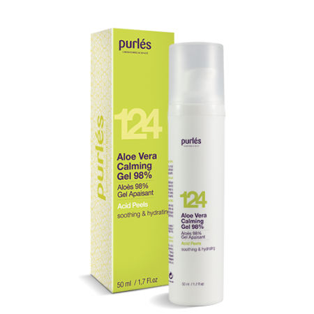Purles 124 Kojący Żel Aloesowy 98% 50ml