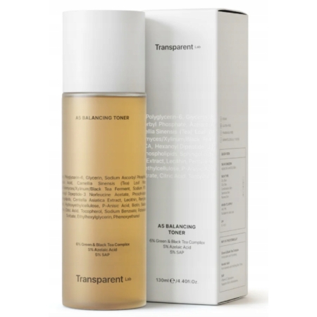 TRANSPARENT LAB 5 Balancing Toner tonik rozjaśniająco-antyoksydacyjny 130ml