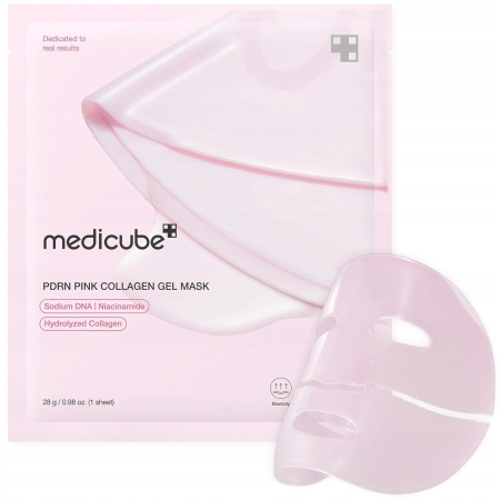 Medicube - PDRN Pink Collagen Gel Mask, 28g - kolagenowa maska do twarzy