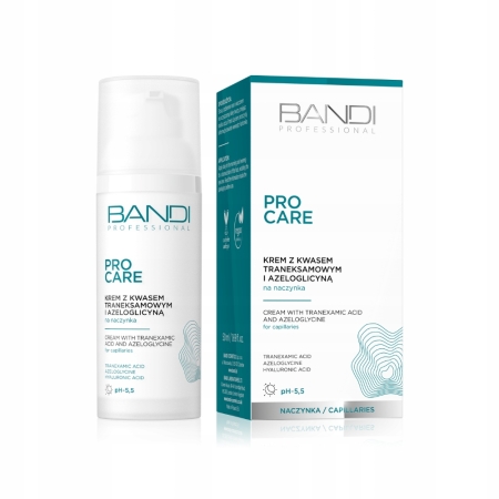 BANDI Pro Care Krem z kwasem traneksamowym i azeloglicyną na naczynka 50ml