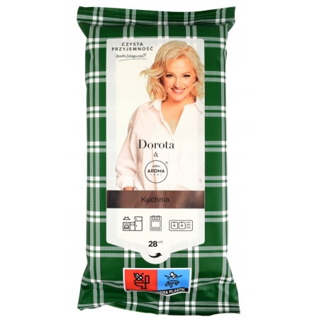 Aroma Home Dorota Kuchnia Nawilżane Chusteczki 28szt
