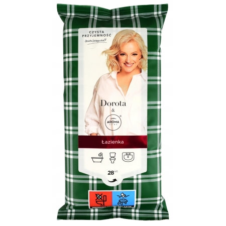 Aroma Home Dorota Łazienka Nawilżane Chusteczki 28szt