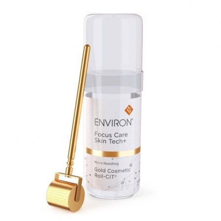 ENVIRON Cosmetic Gold Roll-CIT pozłacany dermaroller do mezoterapii domowej 0,2mm