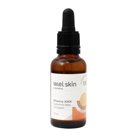 Mel Skin, Witaminy ADEK Suplement diety, 30ml