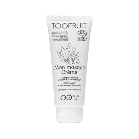 TOOFRUIT MON MASQUE CREME KREMOWA MASKA ALOES i BORÓWKA 100ML