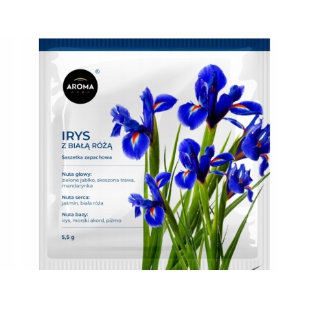 AROMA Saszetka Irys z białą różą 5,5g