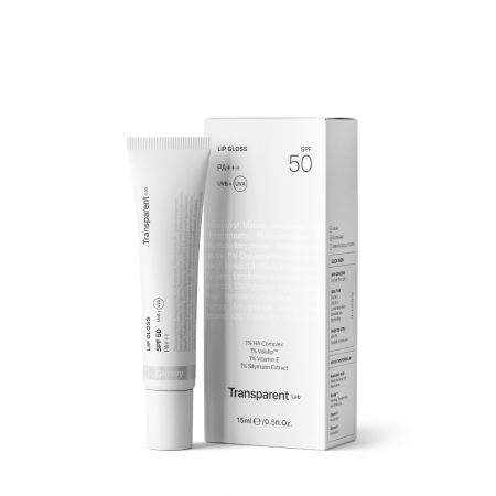 Transparent Lab Lip Gloss SPF50 GLOSSY Błyszczyk Do Ust Juicy Lips 15ml