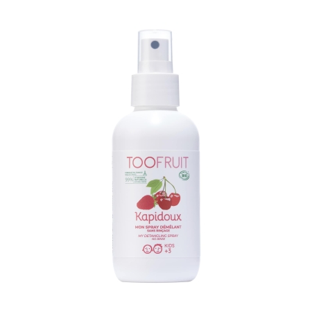 Toofruit Kapidoux Cherry Strabwbery Spray ułatwiający rozczesywanie125 ml