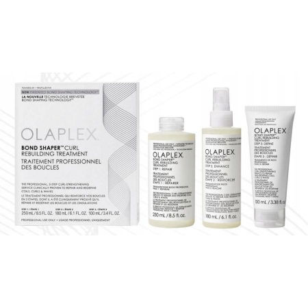 OLAPLEX Bond Shaper Zestaw do włosów kręconych w 3 krokach