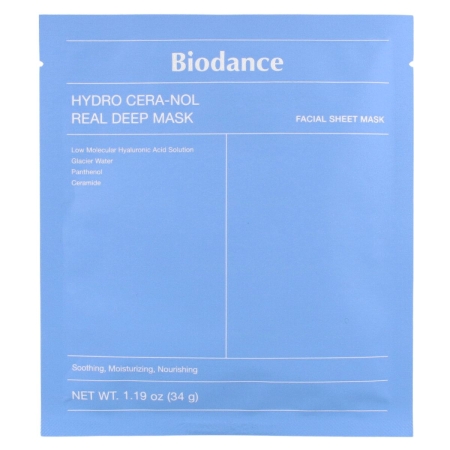 BIODANCE - Hydro Cera-nol Real Deep Mask, 34g - nawilżająca maseczka do twarzy