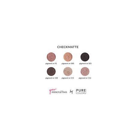 ure color CHECKMATTE - paleta z matowymi pigmentami