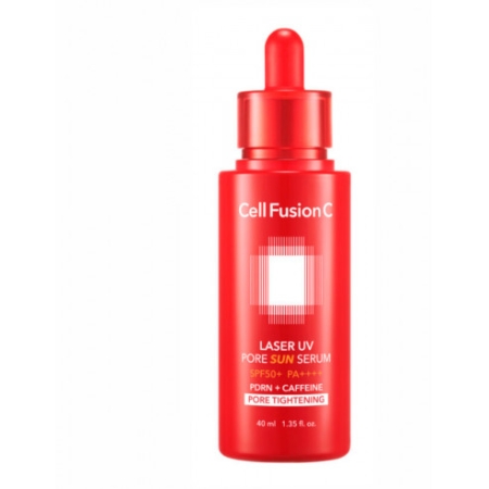 Cell Fusion C Laser UV Pore Sun Serum SPF50+ PA++++ 40 ml Ochronne serum wygładzające i zwężające pory SPF50+ PA++++