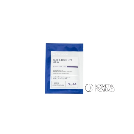 Arkana Face&Neck Lift mask -Liftująca maska w płacie na twarz i szyję 40ml