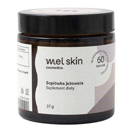 Mel Skin, Soplówka jeżowata Suplement diety, 37g