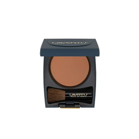 LAVERTU Terre de Soleil Puder Ziemia Słoneczna nr1+Pędzelek