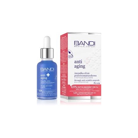 BANDI Anti Aging Ampułka silnie przeciwzmarszczkowa z peptydem miedziowym 30ml