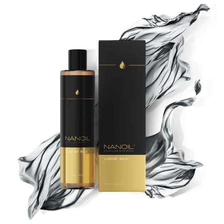 NANOIL MICELARNY SZAMPON Z PŁYNNYM JEDWABIEM 300ml