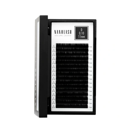 Nanolash Sztuczne rzęsy do przedłużania 0.07 skręt C 10mm 16 pasków