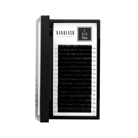 Nanolash Sztuczne rzęsy do przedłużania 0.07 skręt C 10mm 16 pasków