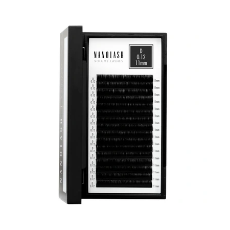 Nanolash Sztuczne rzęsy do przedłużania 0.07 skręt C 10mm 16 pasków