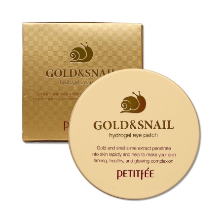 Petitfee Gold & Snail Hydrogel eye patch 60 szt
