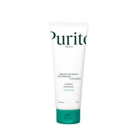 PURITO SEOUL Mighty Bamboo Panthenol Cleanser, Nawilżający żel do mycia twarzy, 150 ml