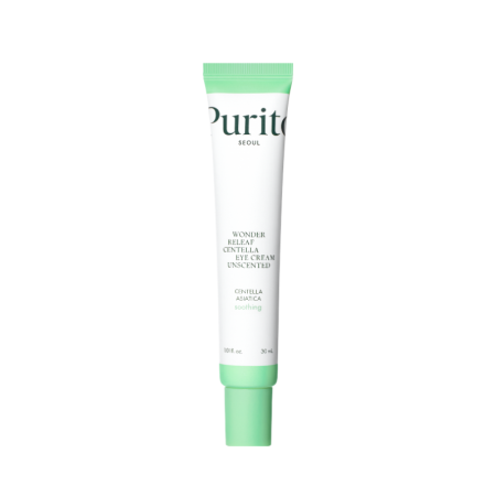 PURITO SEOUL Wonder Releaf Centella Eye Cream Unscented, Bezzapachowy krem do pielęgnacji okolicy oczu, 30 ml