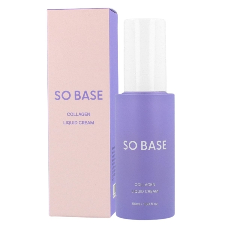 SO BASE - Collagen Liquid Cream, 50ml - krem do twarzy w formie nawilżającej mgiełki z kolagenem